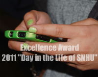 2011 Day in the Life of SNHU - Excellence Award - Lisa Allen